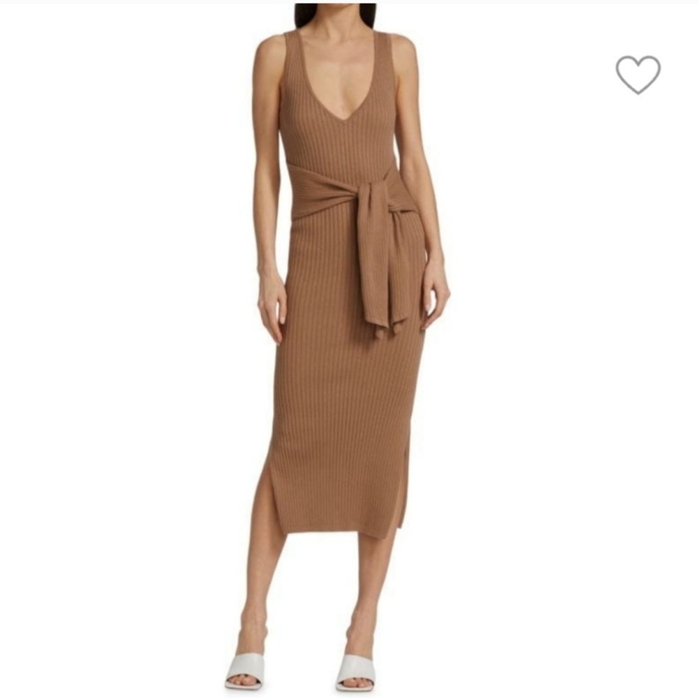 NWT Good American Taupe Sweater Dress, size 3